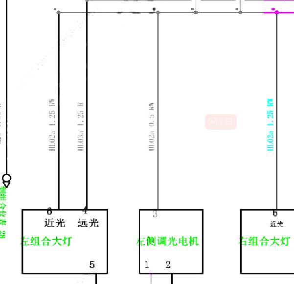 2021年金杯T32灯光电路图