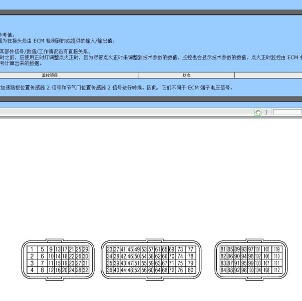 2007年日产骐达HR16发动机电脑针脚