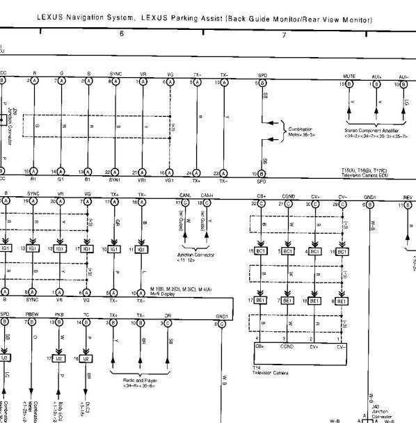 2003年雷克萨斯RX300驻车辅助电路图