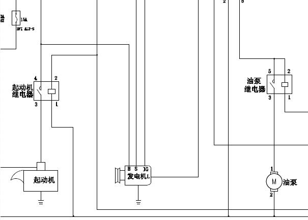 金杯阁瑞斯发电机电路图