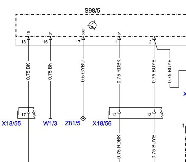 2015年奔驰凌特空调风扇电路图