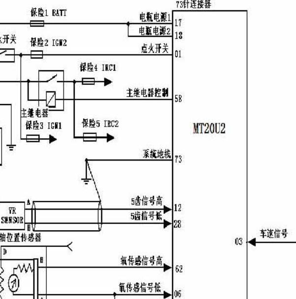 MT20U2发动机电路图