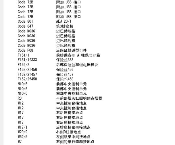 奔驰GLS4504MATIC点烟器保险线路及位置