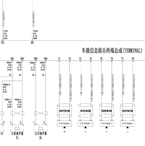 2023年长安览拓者音响电路图