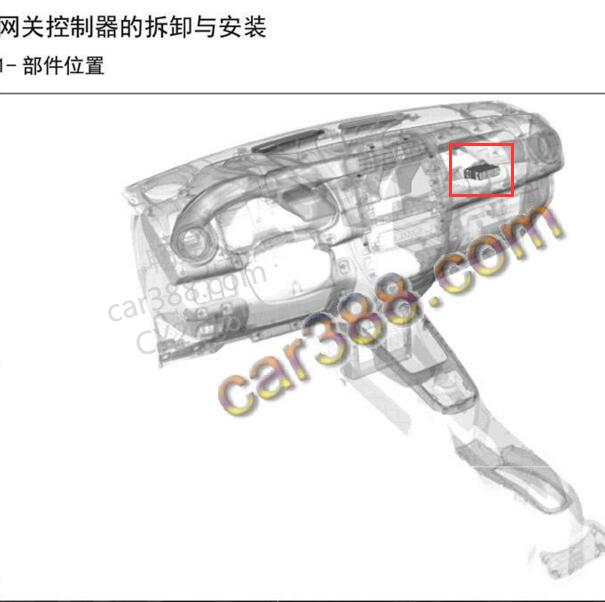 2019-2020年雷诺e诺 网关模块位置