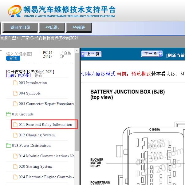 2021年福特锐界保险丝位置