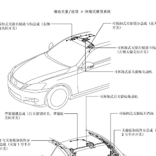 2009年雷克萨斯IS300C 敞篷维修手册
