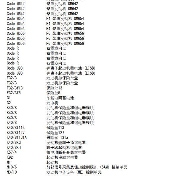2018年奔驰E300启动继电器电路图