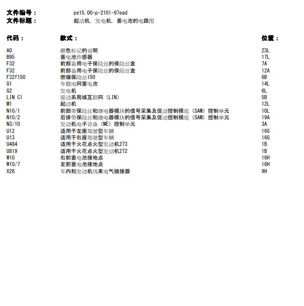 2010年奔驰E350起动电路图.