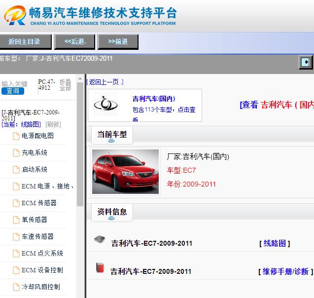 2009-2011年吉利EC7电路图