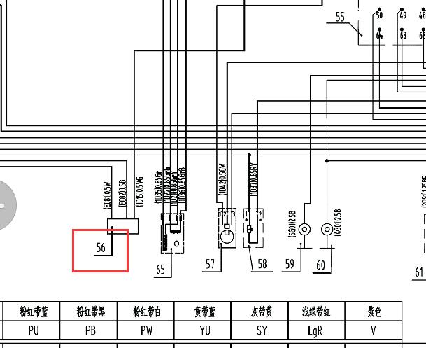 长安汽车跨越王OBD诊断接头电路图