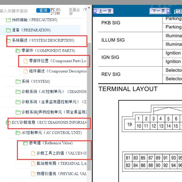 2014年英菲尼迪QX60音响针脚和位置图