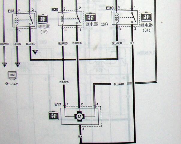 2008年铃木雨燕发动机冷却风扇电路图