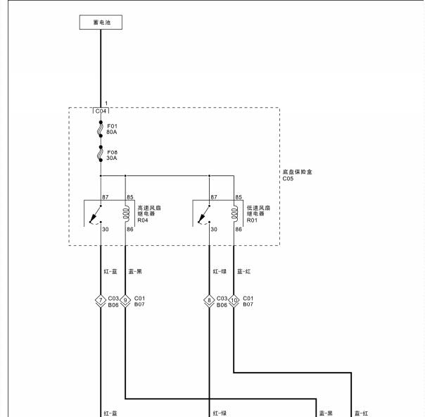 长安跨越LJ469Q发动机电路图