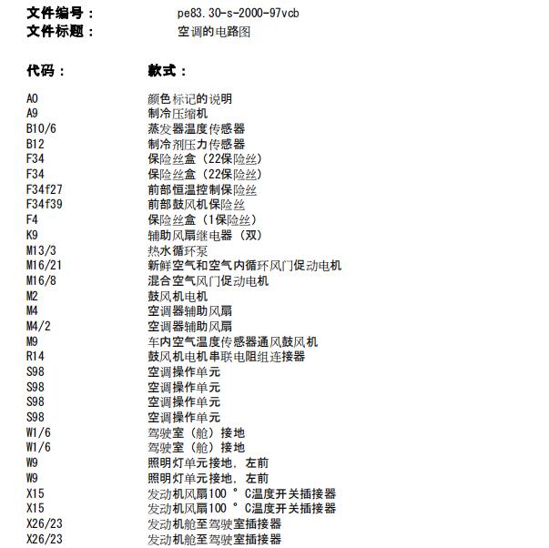 2012年奔驰凌特空调电路图