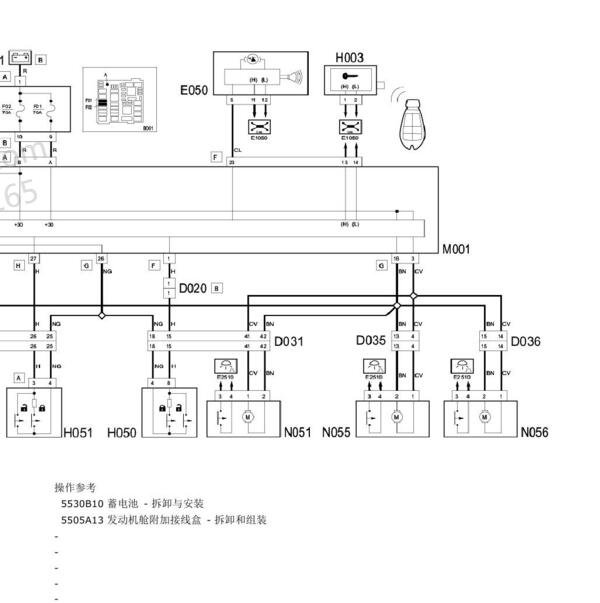 2012年菲亚特菲翔 车身模块电路图