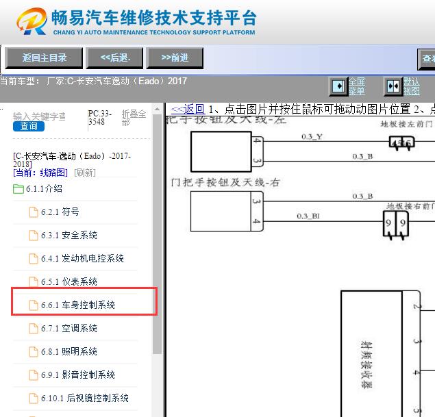 2017年长安逸动遥控电路图