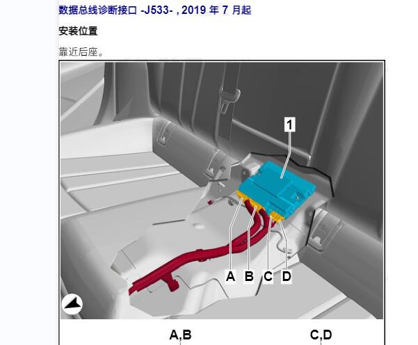 2023年奥迪S4网关电脑位置