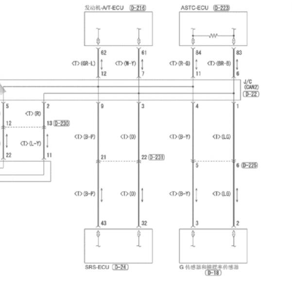 2005年三菱帕杰罗网络通讯电路图