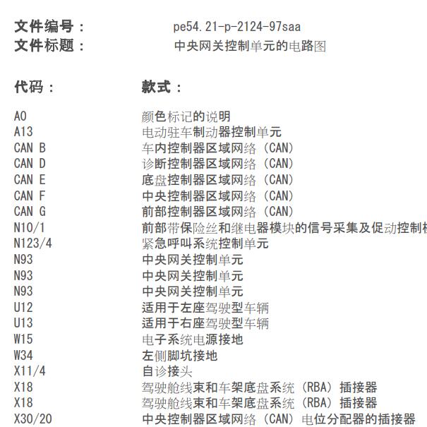 2011年奔驰S350 网关电路图