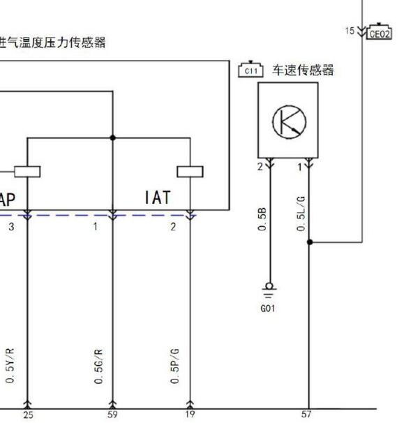 2010-2014年江淮悦悦 车身传感器电路图
