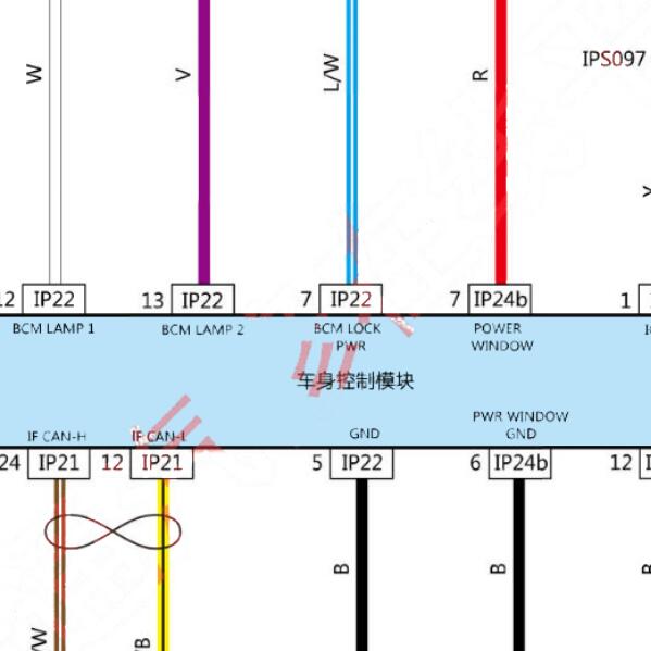 2023年熊猫mini车身和网络电路图