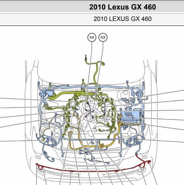2010年雷克萨斯GX460继电器位置资料