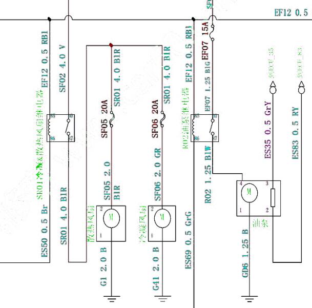 2021年金杯T32S发动机电路图