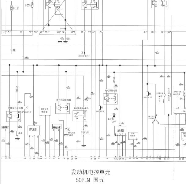 2015-2016年依维柯得意发动机电路图