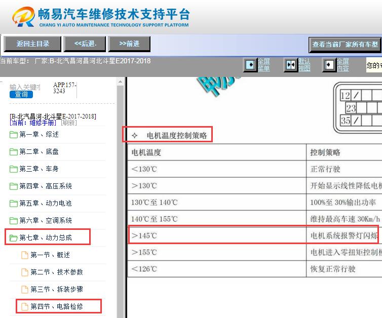 2017-2018年北汽昌河铃木北斗星E 电机故障相关资料