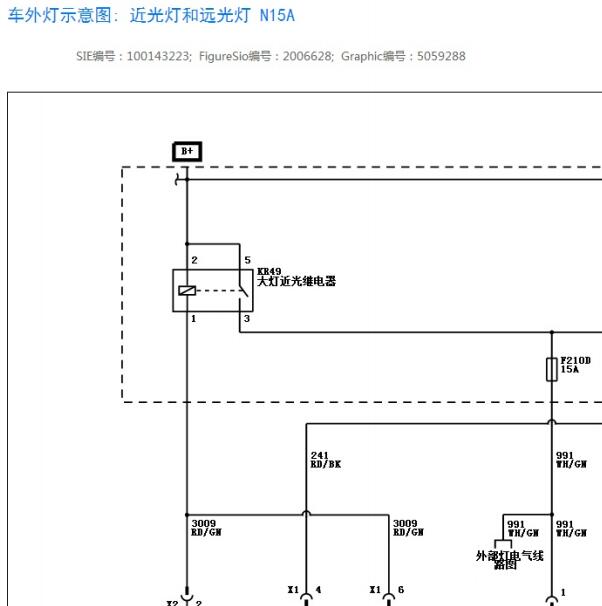 2021年五菱之光灯光及仪表电路图