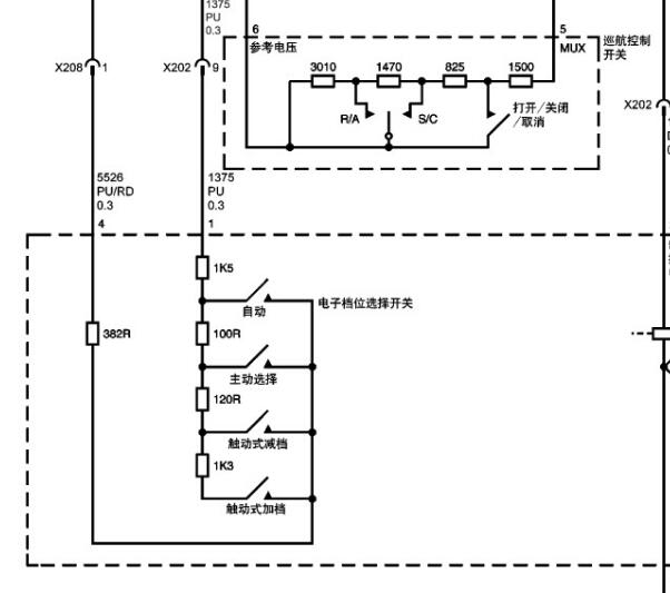 别克林荫大道邦志6L50变速箱电路图