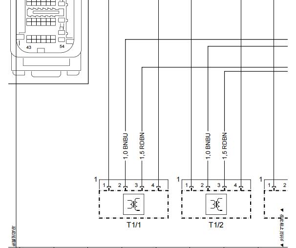2022年奔驰GLE53发动机电路图