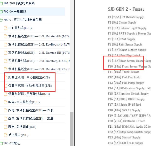 2011-2013年福田蒙迪欧雨刮保险
