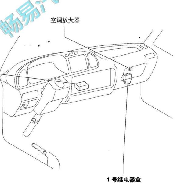 2013年丰田柯斯达空调控制位置