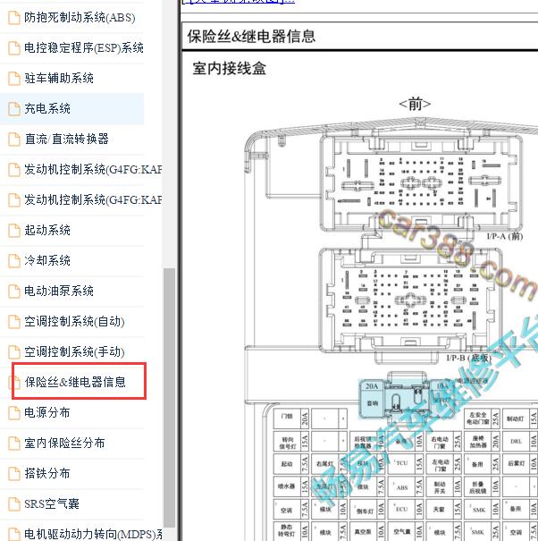 2018-2019年现代悦动保险资料