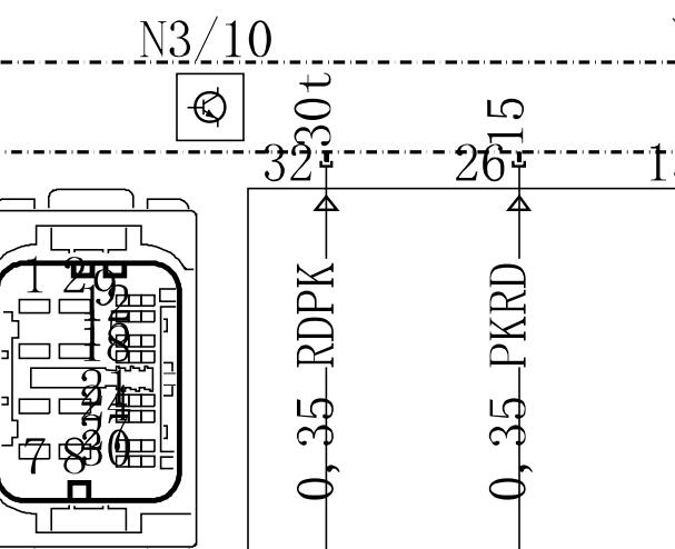 2022年奔驰C260L发动机电路图