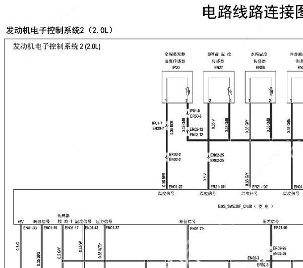 2021年金杯海狮发动机电路图