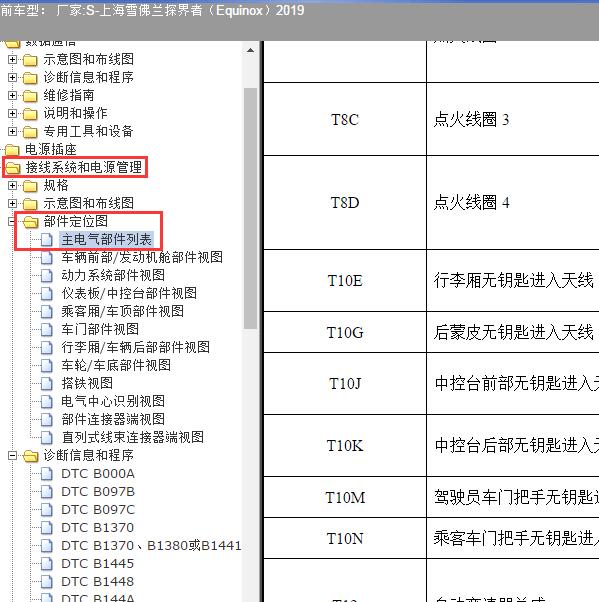 2019年上海雪佛兰-探界者（Equinox）无钥匙天线位置