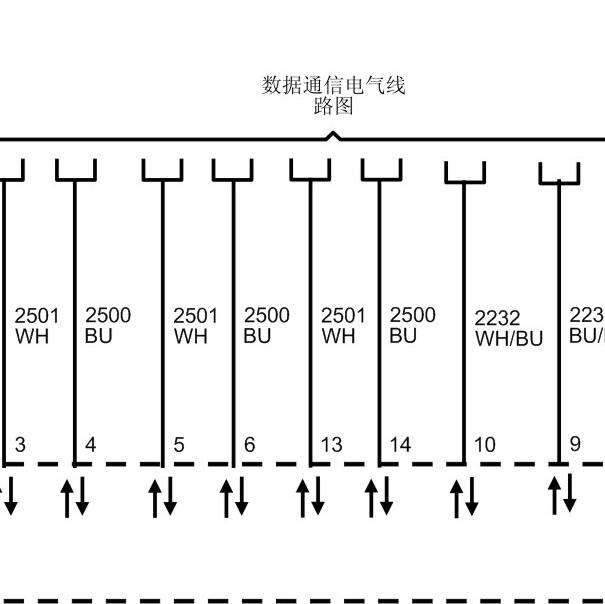 2018年别克英朗数据通讯电路图
