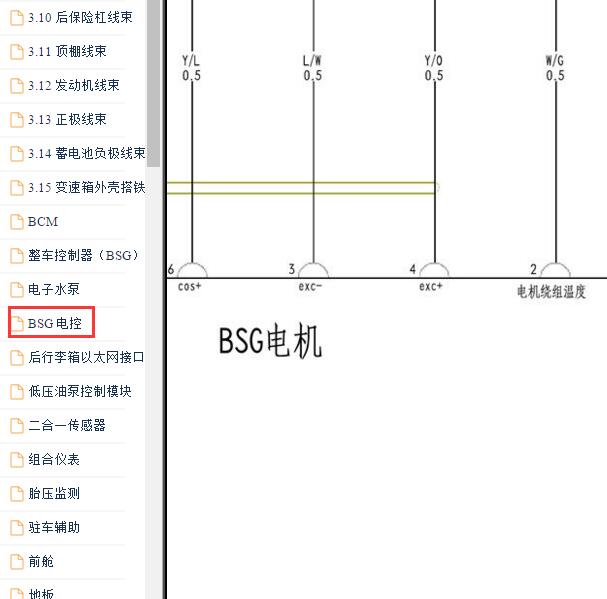 2019年比亚迪秦Pro DM电机控制器电路图
