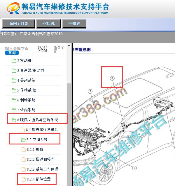 2019年吉利嘉际后空调调速模块位置