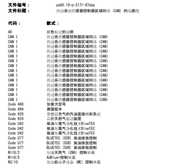 2010年奔驰E260L网络通讯电路图
