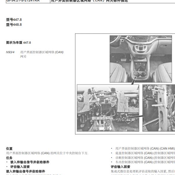 2018年奔驰V260 网关位置.