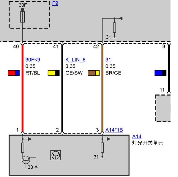 2014年宝马X5大灯电路图与维修手册