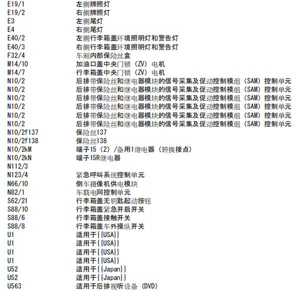 2009年奔驰S300L遥控器接收及SAM原理图
