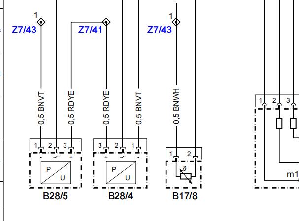 2010年奔驰S600发动机电路图