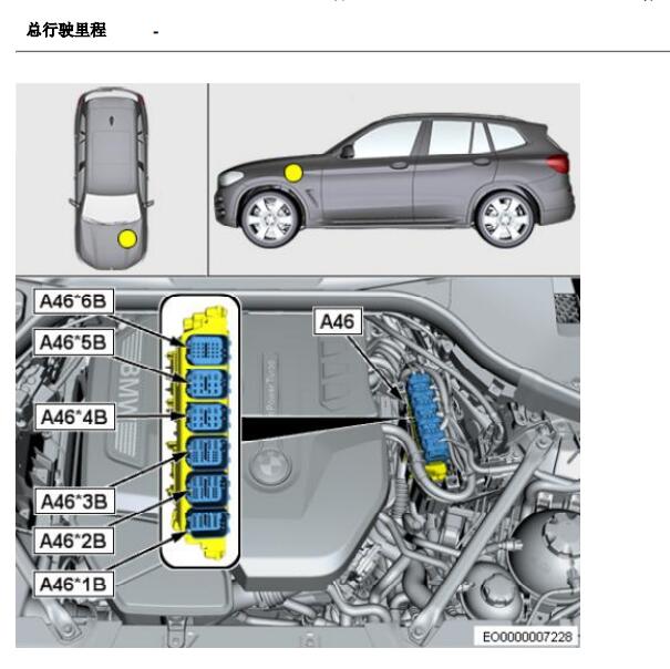 2018年宝马X3发动机针脚资料