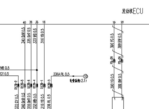 东风风行菱智4A92发动机电路图