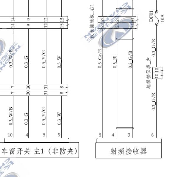 2018年长安逸动无钥匙部分电路图维修手册